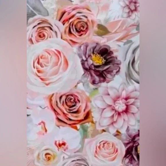 20 Piece Set:  Boho Floral Designer XLarge Poly Mailers. Size 17” x 14”. - Picture 3 of 5